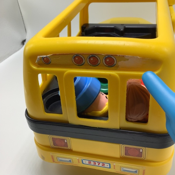 1991 Fisher-Price Little People School Bus #2372‎ - 3 Chunky Figures Vintage - Picture 15 of 16